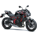 Kawasaki Z650 MY25 Mustapunainen