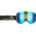 AMOQ Vision Magnetic Musta/keltainen kultaisella peililinssillä