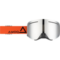 AMOQ Vision Vent+ Magnetic nenäsuojalla Oranssi/musta hopealla peililinssillä