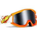 FMF Powercore Goggle crossilasit Assault harmaa-hopea peililinssi