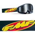 FMF Powercore Goggle crossilasit Musta-hopea peililinssi