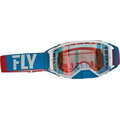 Fly Racing Zone Pro Punainen/sininen/valkoinen punainen peililinssi