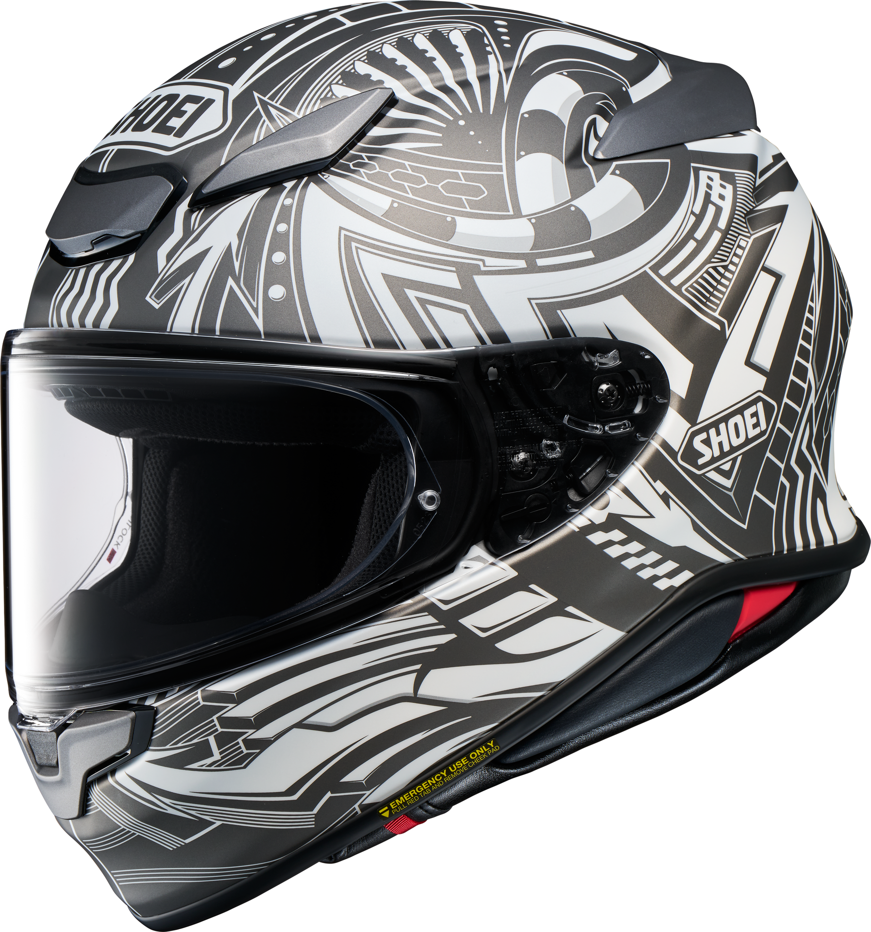 Shoei NXR2 BEAUT TC-6 harmaa-musta