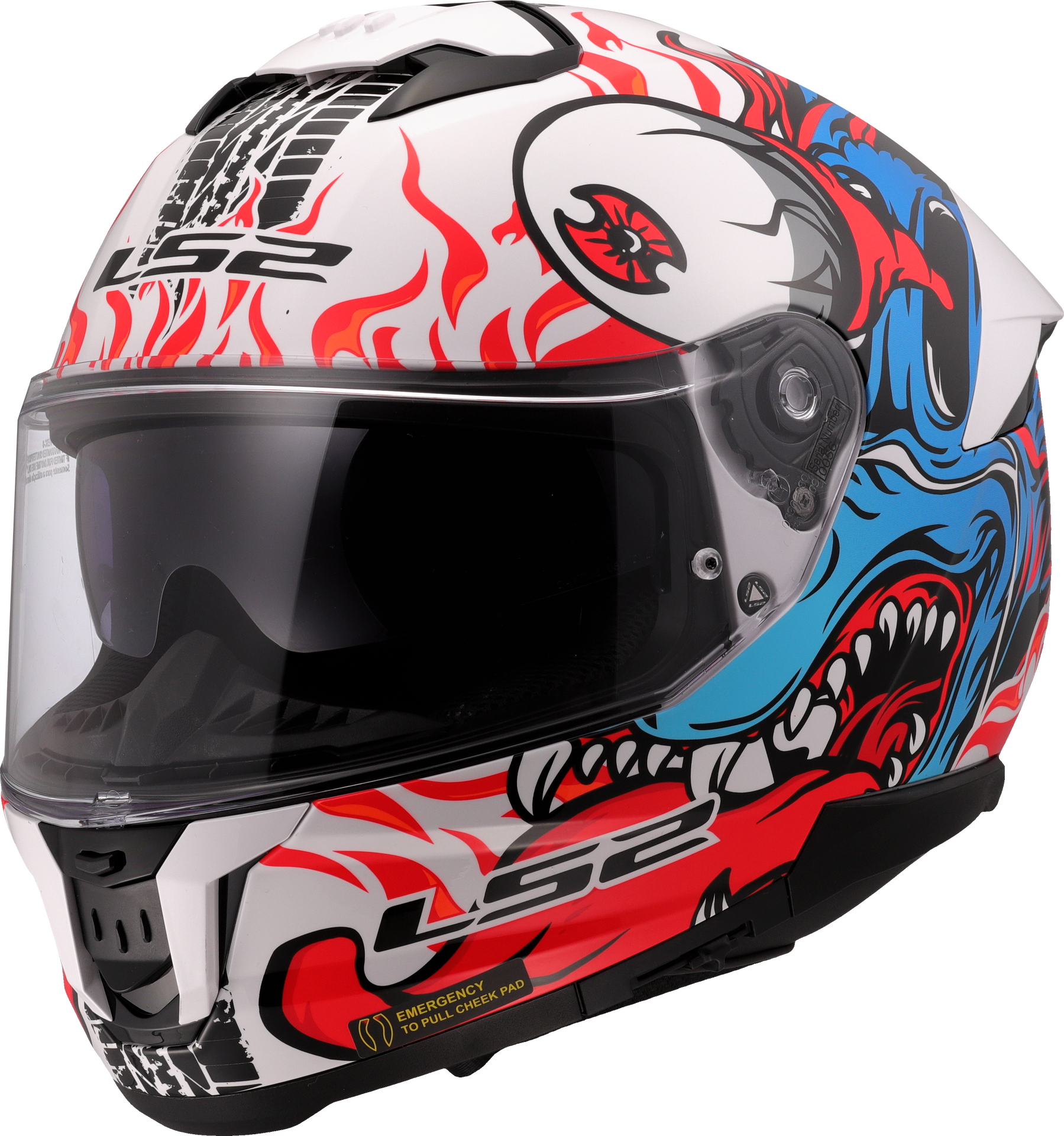 LS2 FF808 Stream 2 Inferno Inferno valkoinen&sininen