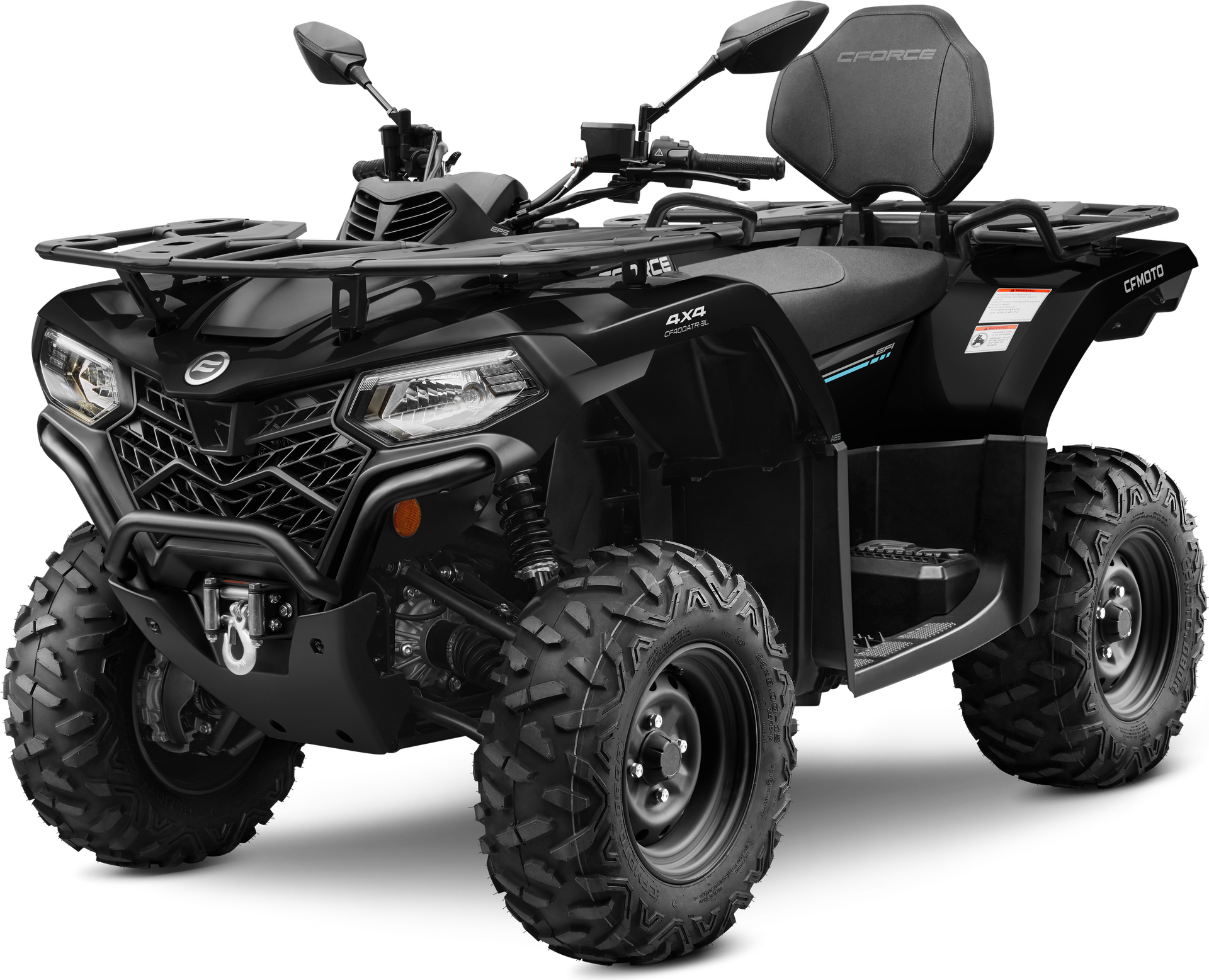 CFMOTO CFORCE 450L pitkä Musta