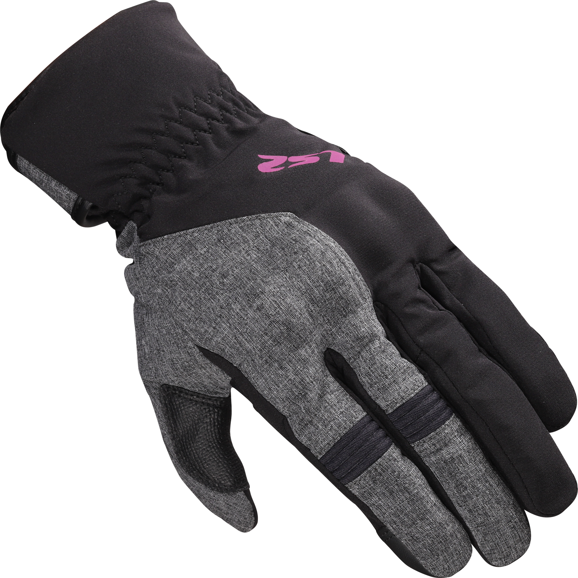 LS2 URBS naisten hanskat Musta&purppura