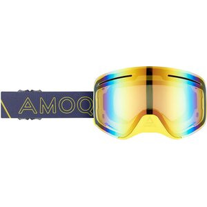 AMOQ Vision Vent+ Magnetic nenäsuojalla, Keltainen punaisella peililinssillä