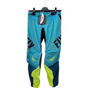 Fly Racing Lite OffroadHosen frauen, blau/Hi-Vis, 32
