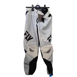 Fly Racing Lite OffroadHosen frauen, weiß/schwarz, 32