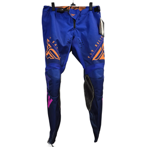 Fly Racing Kinetic Offroad Hosen männer, Dunkelblau/orange, 34
