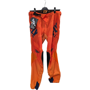 Fly Racing Lite MX bukser til mænd, orange/blå, 34