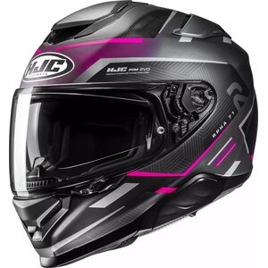 HJC RPHA 71 Ellon, musta-harmaa-violetti MC8SF, M
