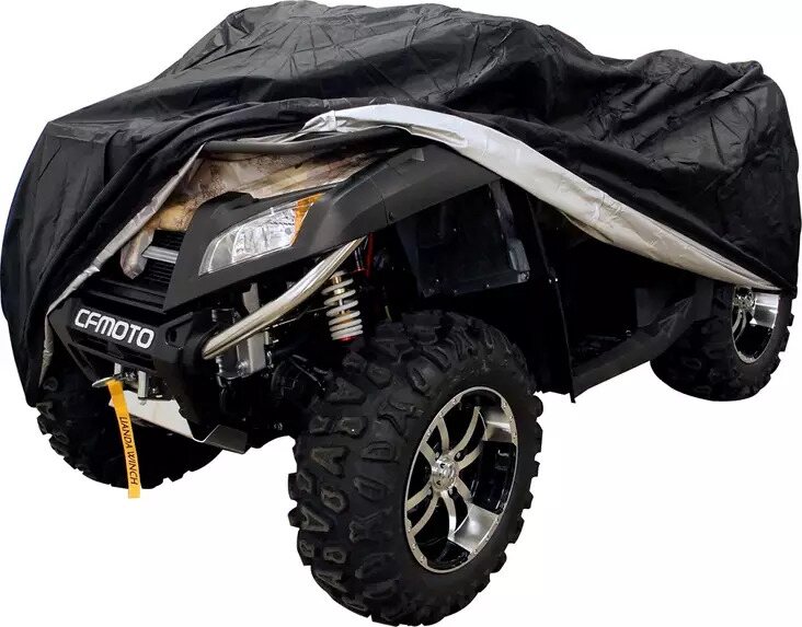 Black Wolf ATV mönkijän suojapeite Czarny