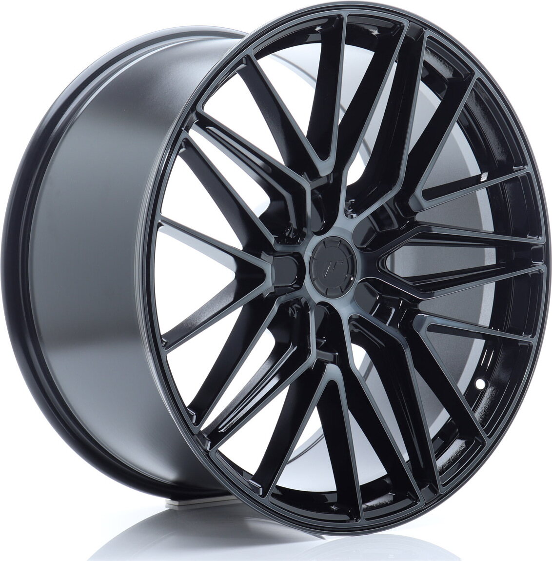 JR Wheels JR38 20x9 ET20-35 5H Black Brushed w/ Tinted Face