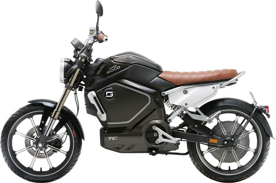 Super Soco TC sähkömopo Zwart