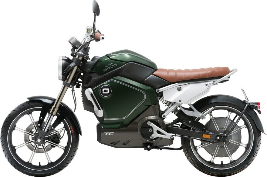 Super Soco TC sähkömopo Vihreä