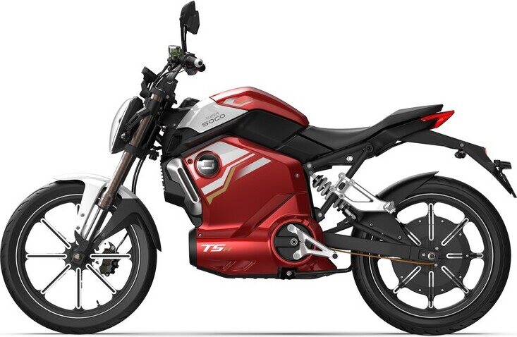 Super Soco TSx sähkömopo Punainen