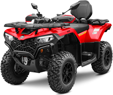 CFMOTO CFORCE 520L pitkä Červená