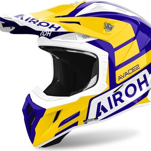 Airoh Aviator Ace 2 Sake Kiiltävä žltá