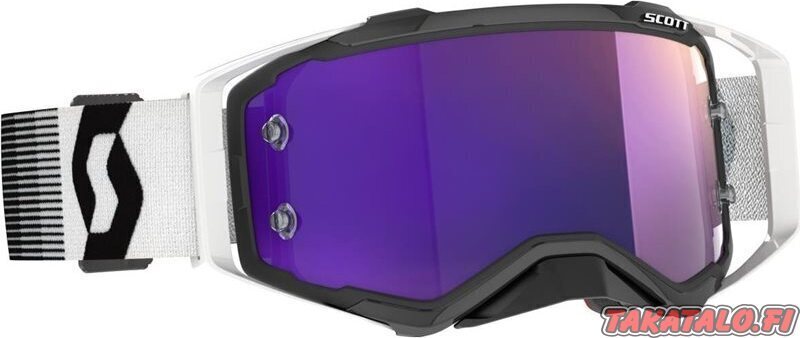 Scott Prospect Valkoinen/musta lila peililinssi