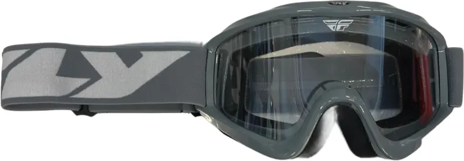 Fly Racing Focus Harmaa kirkas linssi