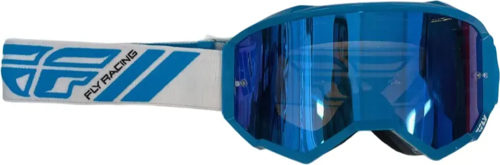Fly Racing Zone Sini/valkoinen sininen peililinssi