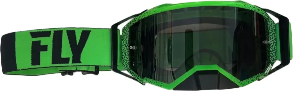 Fly Racing Zone Pro Vihreä/musta savulinssi