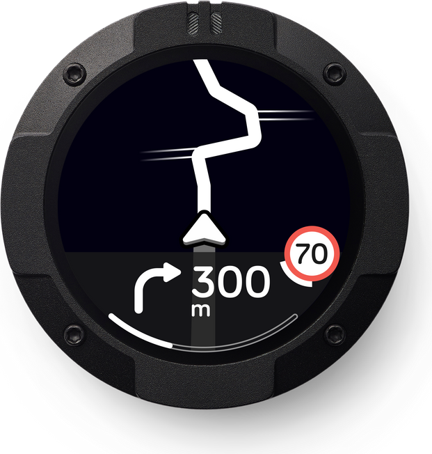 Beeline Moto 2 Noir (matière plastique)