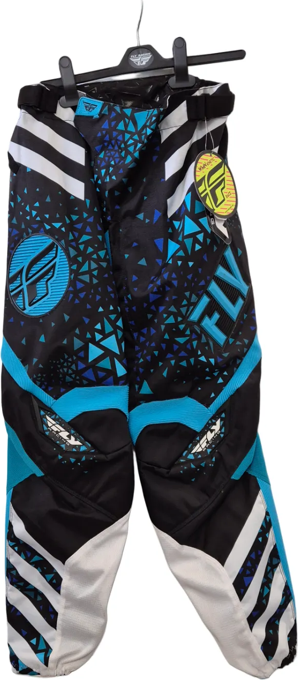 Fly Racing Kinetic crossihousut naisten Sininen/musta