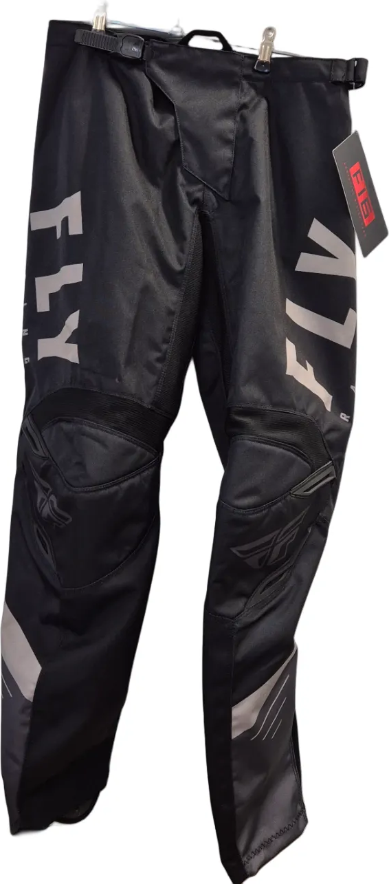 Fly Racing Kinetic crossihousut miesten Musta/harmaa