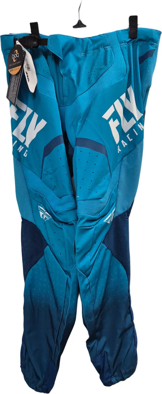 Fly Racing Lite crossihousut miesten Sininen/valkoinen