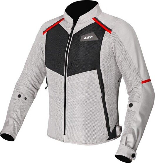 LS2 Breeze Jacket women's Szary/czarny