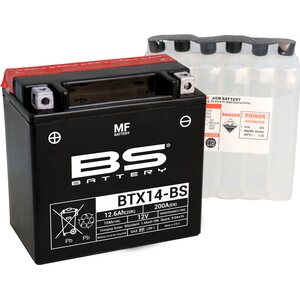 BS Battery akku BTX14-BSMF