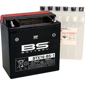 BS Battery akku BTX16-BS-1MF