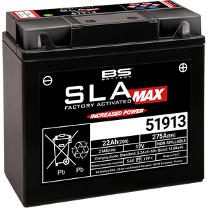 BS Battery akku 51913 SLAMAX