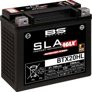 BS Battery akku BTX20HL SLAMAX