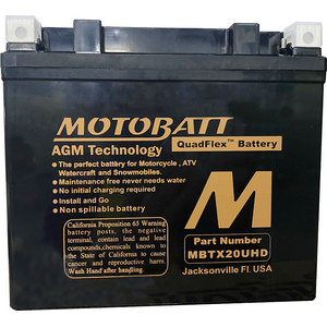 Motobatt akku MBTX20UHD Black