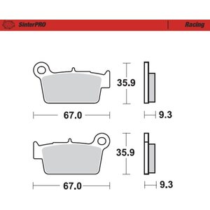 Motomaster jarrupalat 0945-11 Sinter Pro