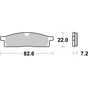 Sbs jarrupalat 589RSI Racing Sintered