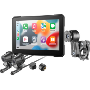 Interphone Sync70 Apple Carplay/Android Auto 7" näyttö kahdella kameralla