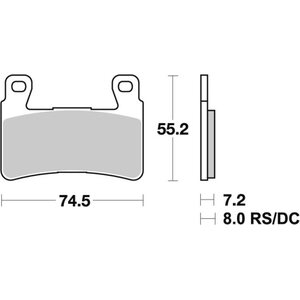Ferodo jarrupalat FDB2079 Sinter Grip