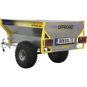 Iron Baltic rekisteröitävä peräkärry Offroad 500 takavaloilla