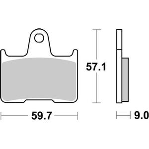 Sbs jarrupalat 765LS Sintered