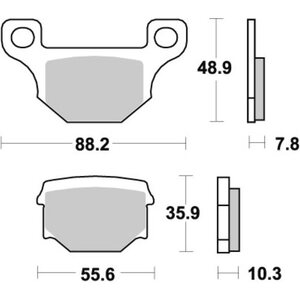 Sbs jarrupalat 203HF Ceramic