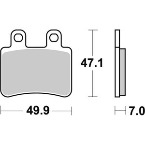 Sbs jarrupalat 167HF Ceramic