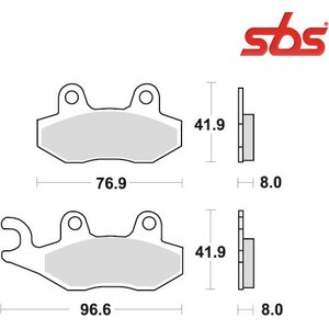 Sbs jarrupalat 611SI Sintered