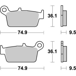 Sbs jarrupalat 144HF Ceramic