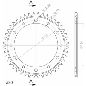 Supersprox Takaratas 1340.44 teräs