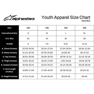 Alpinestars Racer Compass nuorten crossipaita koko XL