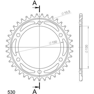 JT Sprockets takaratas 859.38 teräs